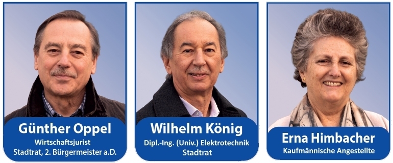 Stadtratskandidaten von PRO Stadtbergen